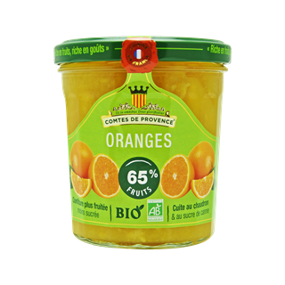 Les Comtes de Provence Confiture aux oranges bio 350g - 8111